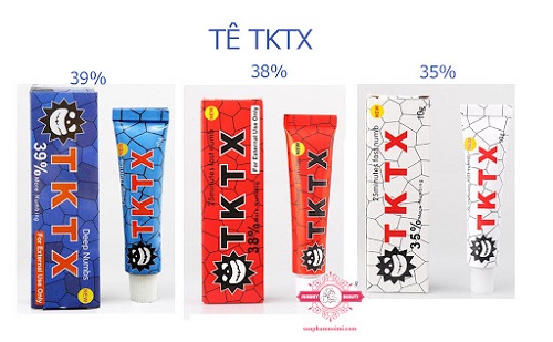 Cách sử dụng tê TKTX trong phun xăm.